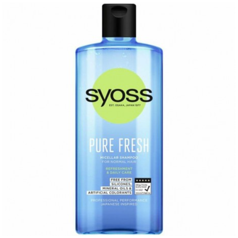 Sampon micelar Syoss Pure Fresh 440 ml